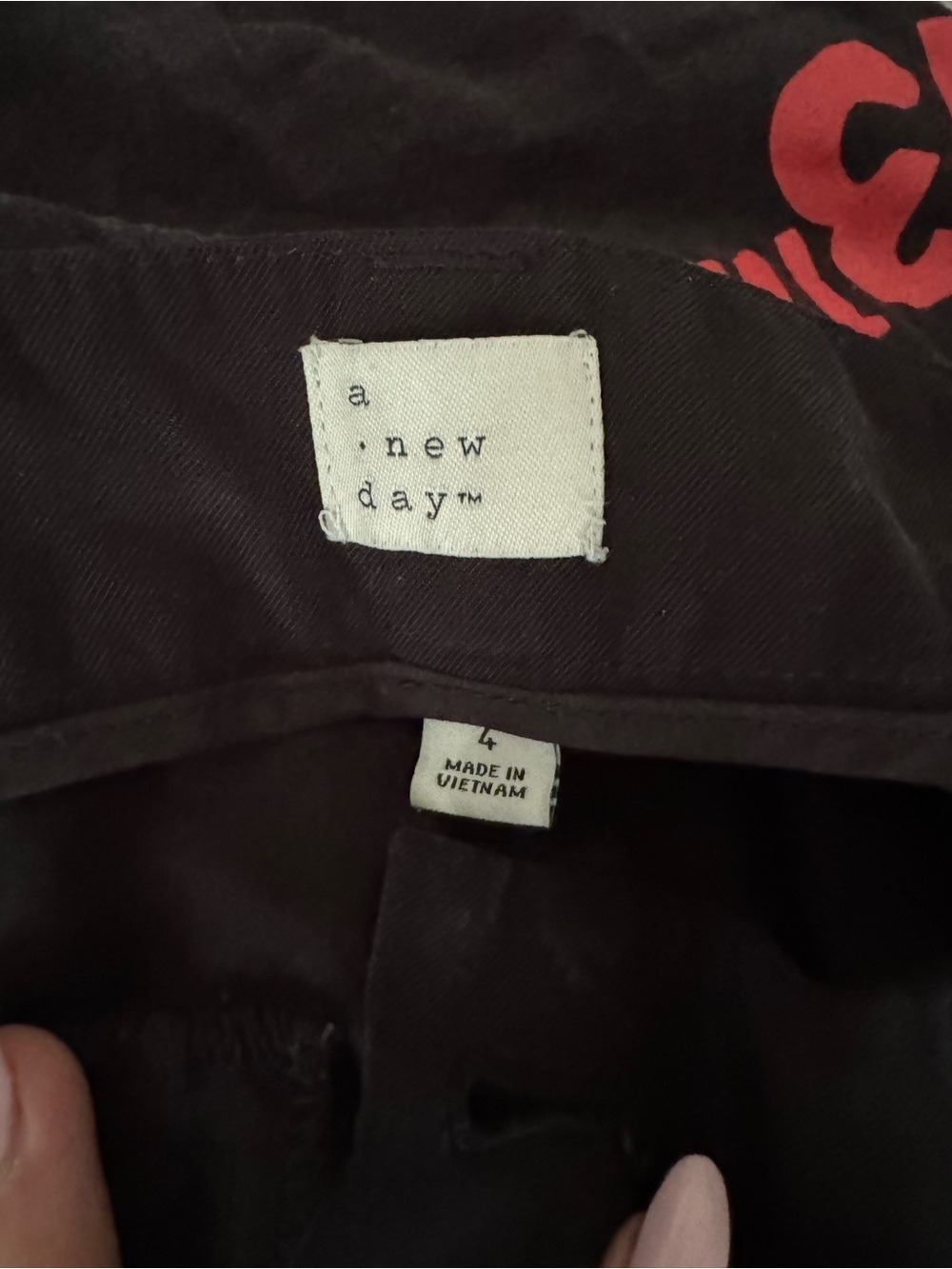 a new day Black Men’s Chinos - Straight Fit